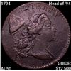 Image 1 : 1794 Head of '94 Liberty Cap Large Cent CLOSELY UNCIRCULATED