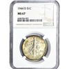 Image 1 : 1944-D Walking Liberty Half Dollar NGC MS67