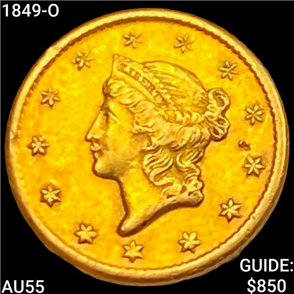 1849-O Rare Gold Dollar HIGH GRADE