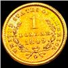 Image 2 : 1849-O Rare Gold Dollar HIGH GRADE