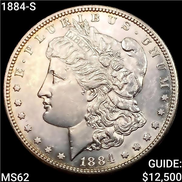 1884-S Morgan Silver Dollar UNCIRCULATED