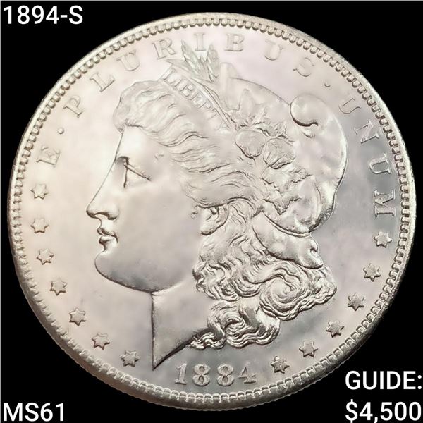 1894-S Morgan Silver Dollar UNCIRCULATED
