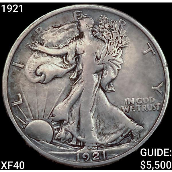 1921 Walking Liberty Half Dollar NEARLY UNCIRCULATED