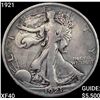 Image 1 : 1921 Walking Liberty Half Dollar NEARLY UNCIRCULATED