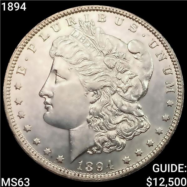 1894 Morgan Silver Dollar CHOICE BU