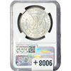 Image 2 : 1878 7/8TF Morgan Silver Dollar NGC MS63 VAM-38