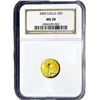 Image 1 : 2005 1/10oz $5 Gold Eagle NGC MS70