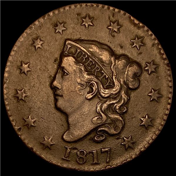 1817 Coronet Head Large Cent NEARLY  UNCIRCULATED