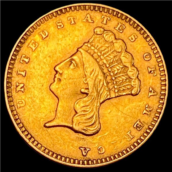 1856-C Gold $1 Indian Princess Head CLOSELY  UNCIRCULATED