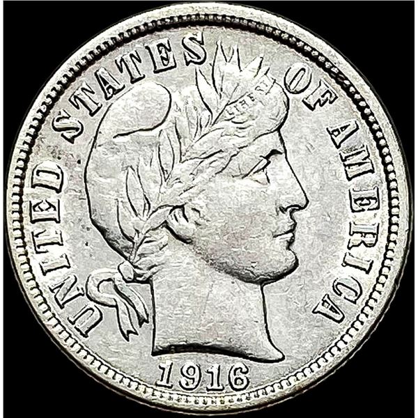 1916 Silver Barber Dime CLOSELY UNCIRCULATED