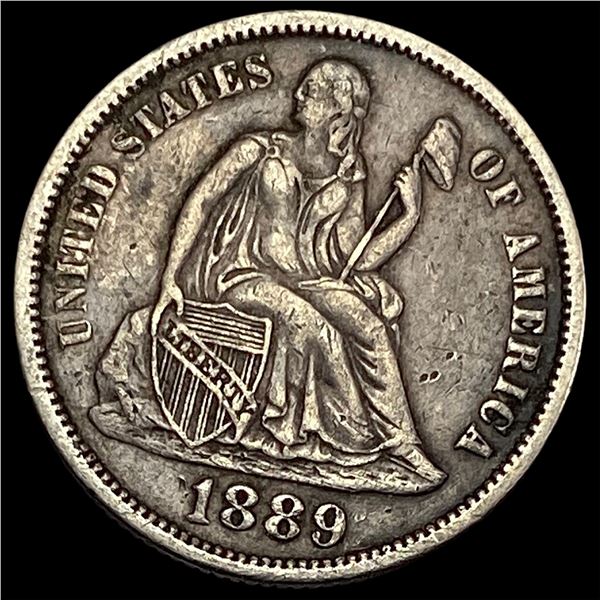 1889 Seated Liberty Dime CLOSELY UNCIRCULATED