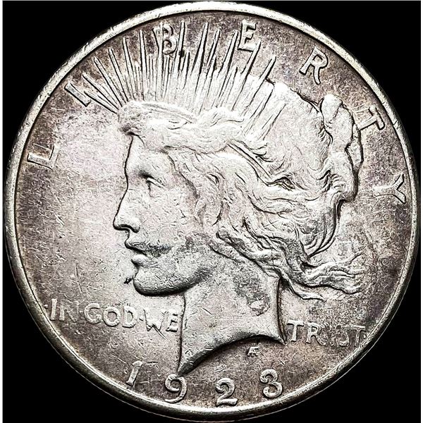 1923-S Silver Peace Dollar NEARLY  UNCIRCULATED