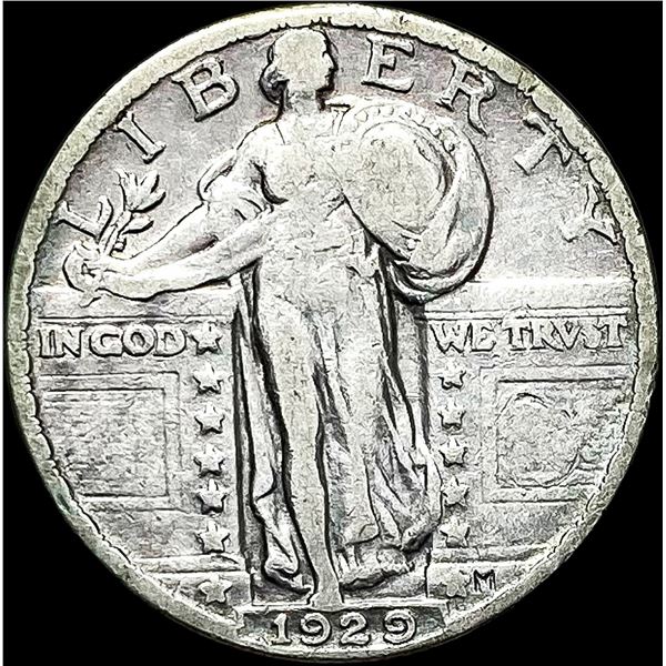 1929-S Silver Standing Liberty Quarter  CLOSELY UNCIRCULATED