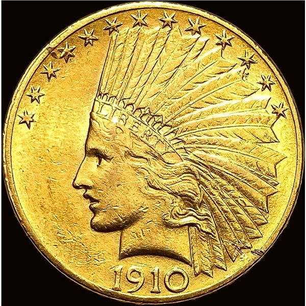 1910 Indian Head Gold Eagle $10 UNCIRCULATED