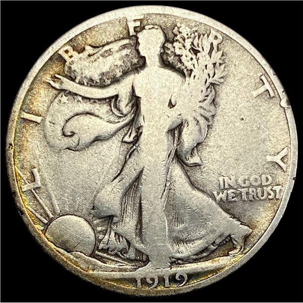 1919-D Walking Liberty Half Dollar NICELY  CIRCULATED