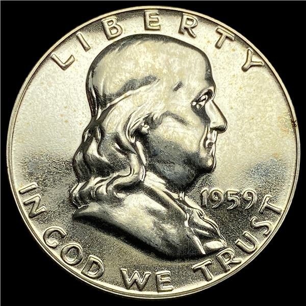 1959 Franklin Silver Half Dollar CHOICE PROOF