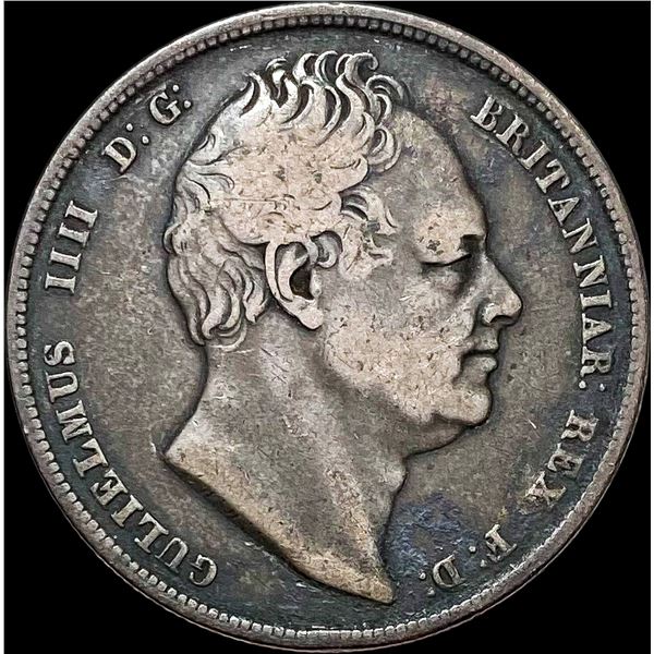 1834 Silver Crown William IV LIGHTLY  CIRCULATED