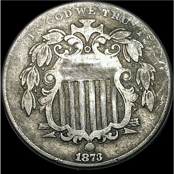 1873 Shield Nickel NICELY CIRCULATED