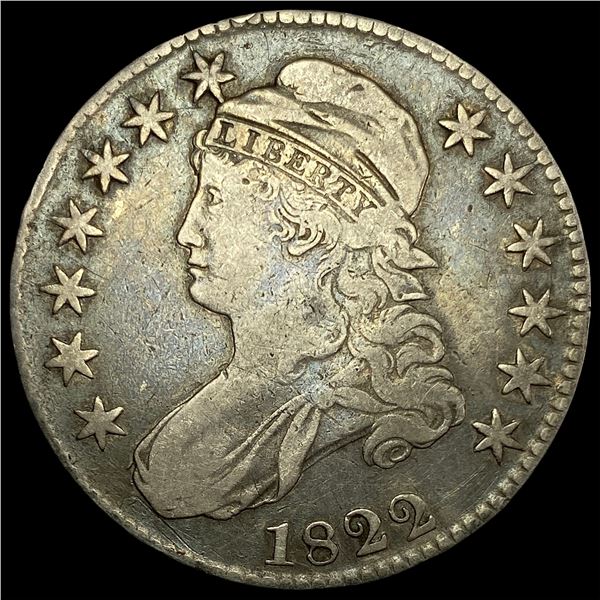 1822 Capped Bust Half Dollar NICELY  CIRCULATED