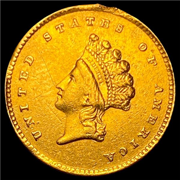1854 $1 Gold Indian Princess Type 2 HIGH  GRADE