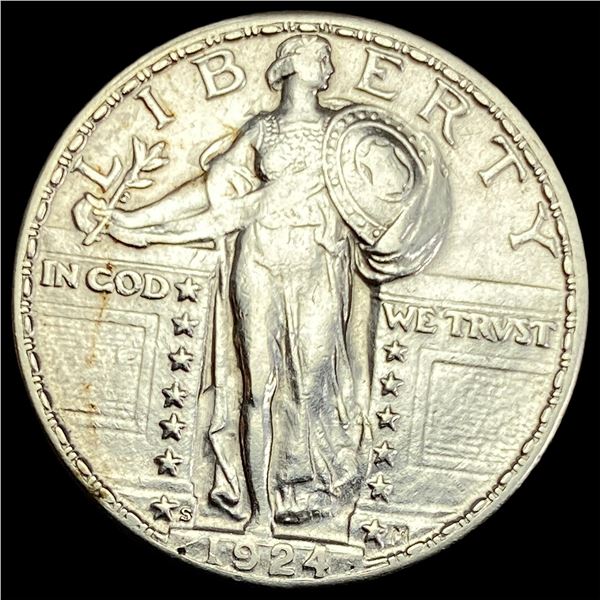 1924-S Standing Liberty Quarter CLOSELY  UNCIRCULATED