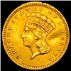 Image 1 : 1862 Gold $1 Indian Princess Type 3 HIGH  GRADE