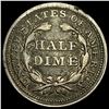 Image 2 : 1853 Arrows Seated Liberty Half Dime LIGHTLY  CIRCULATED