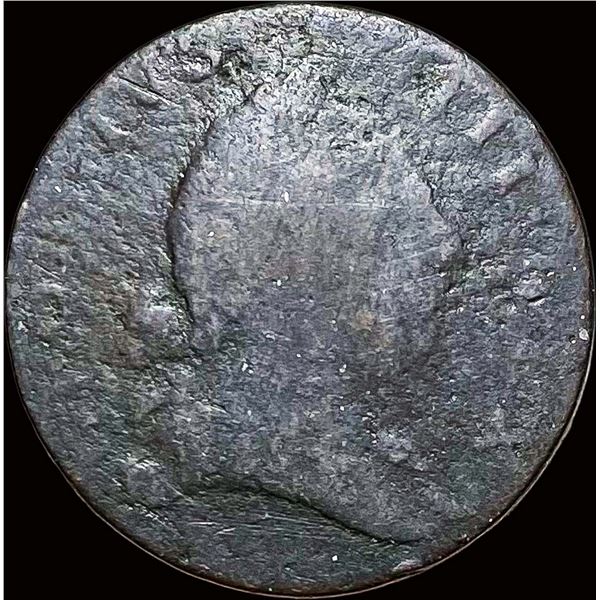 Great Britain 1694 Copper Halfpenny William  III NICELY CIRCULATED