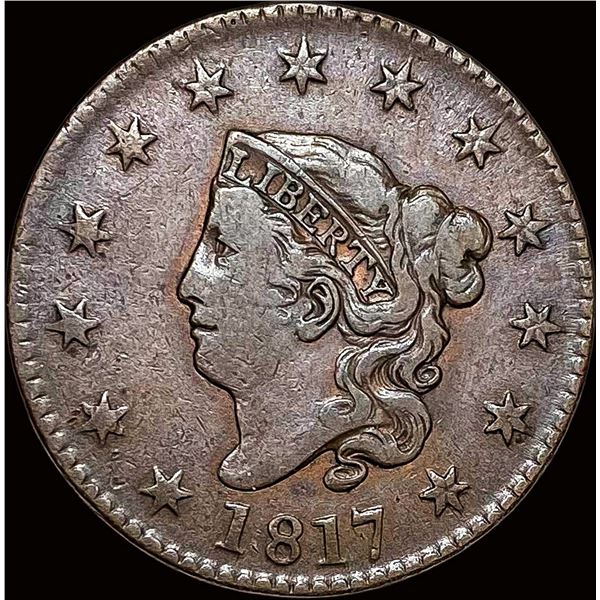 1817 Coronet Head Large Cent ABOUT  UNCIRCULATED