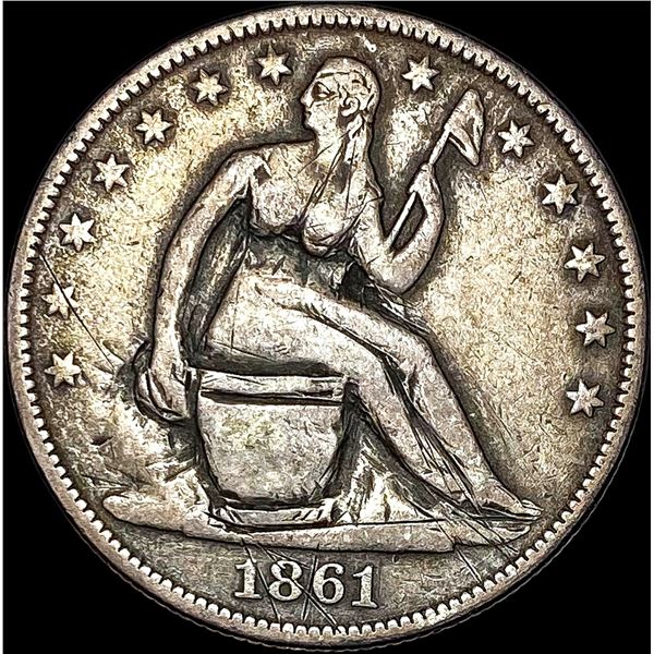 1861-O Seated Liberty Half Dollar HIGH GRADE