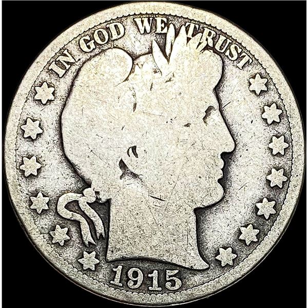 1915 Barber Half Dollar NICELY CIRCULATED