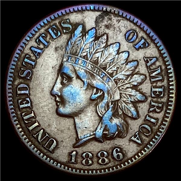 1886 Indian Head Cent CHOICE AU