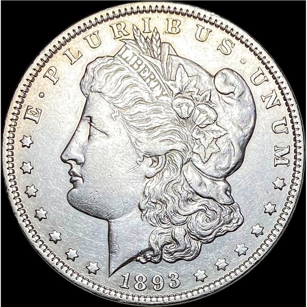 1893 Silver Morgan Dollar NEARLY UNCIRCULATED