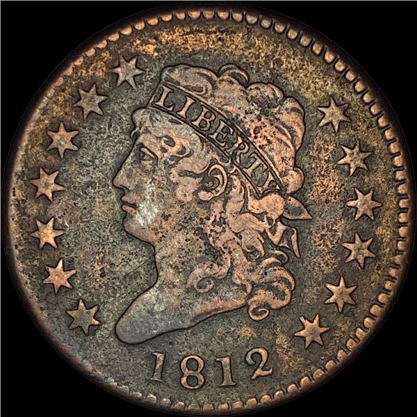 1812 Classic Head Large Cent HIGH GRADE
