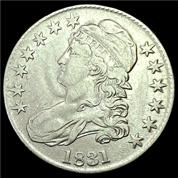 1831 Capped Bust Half Dollar LIGHTLY CIRCULATED