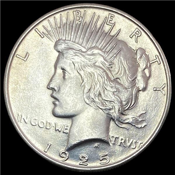 1925 Peace Silver Dollar CHOICE AU