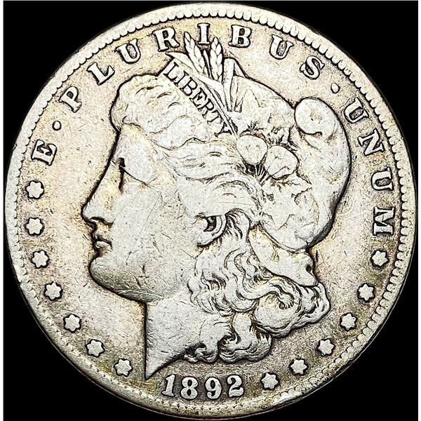 1892-CC Silver Morgan Dollar LIGHTLY  CIRCULATED