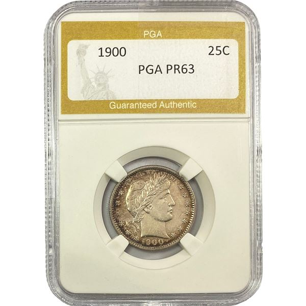 1900 Barber Quarter PGA PR63