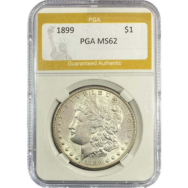 1899 Morgan Silver Dollar PGA MS62