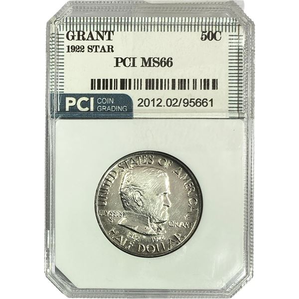1922 Grant Half Dollar PCI MS66