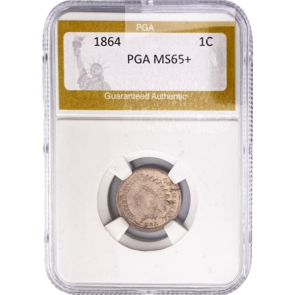 1864 Indian Head Cent PGA MS65+