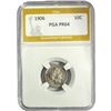 Image 1 : 1906 Barber Dime PGA PR64