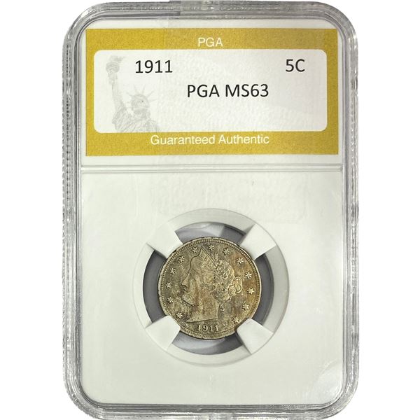 1911 Liberty Victory Nickel PGA MS63