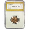 Image 1 : 1926-D Wheat Cent PGA MS64 Red