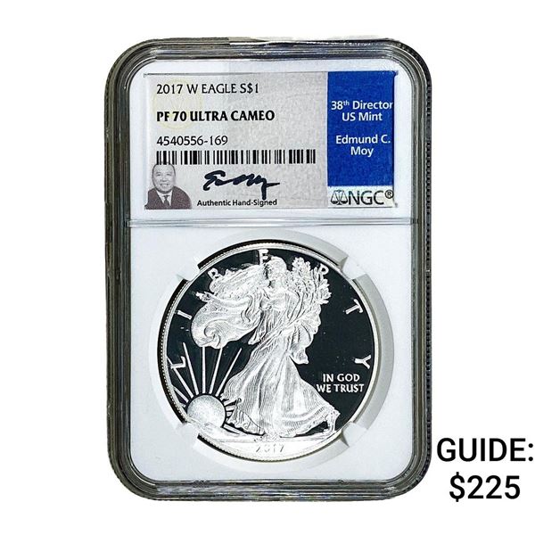 2017 Silver Eagle NGC PF70 Ultra Cameo