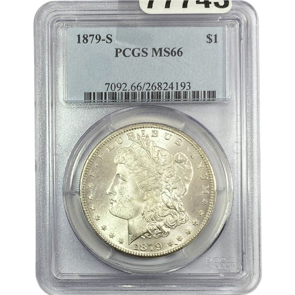 1879-S Morgan Silver Dollar PCGS MS66