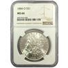 Image 1 : 1884-O Morgan Silver Dollar NGC MS66