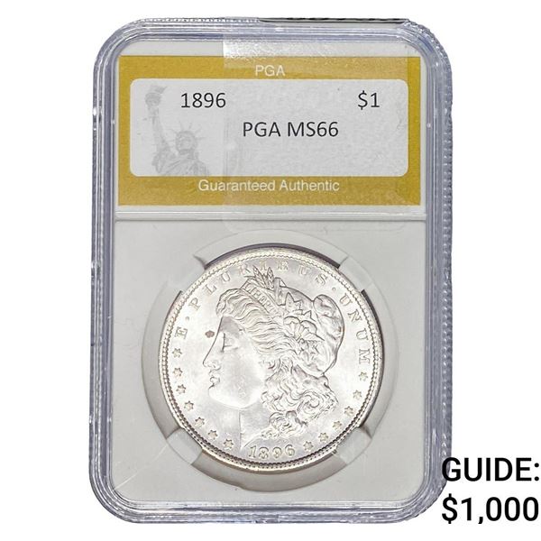 1896 Morgan Silver Dollar PGA MS66