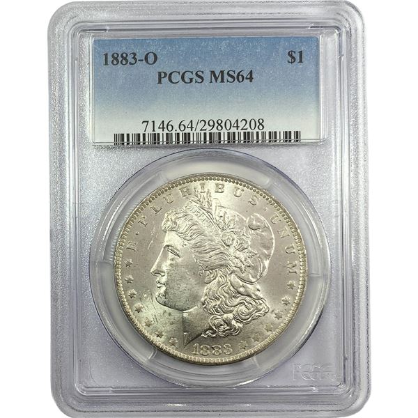 1883-O Morgan Silver Dollar PCGS MS64