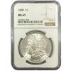 Image 1 : 1888 Morgan Silver Dollar NGC MS65